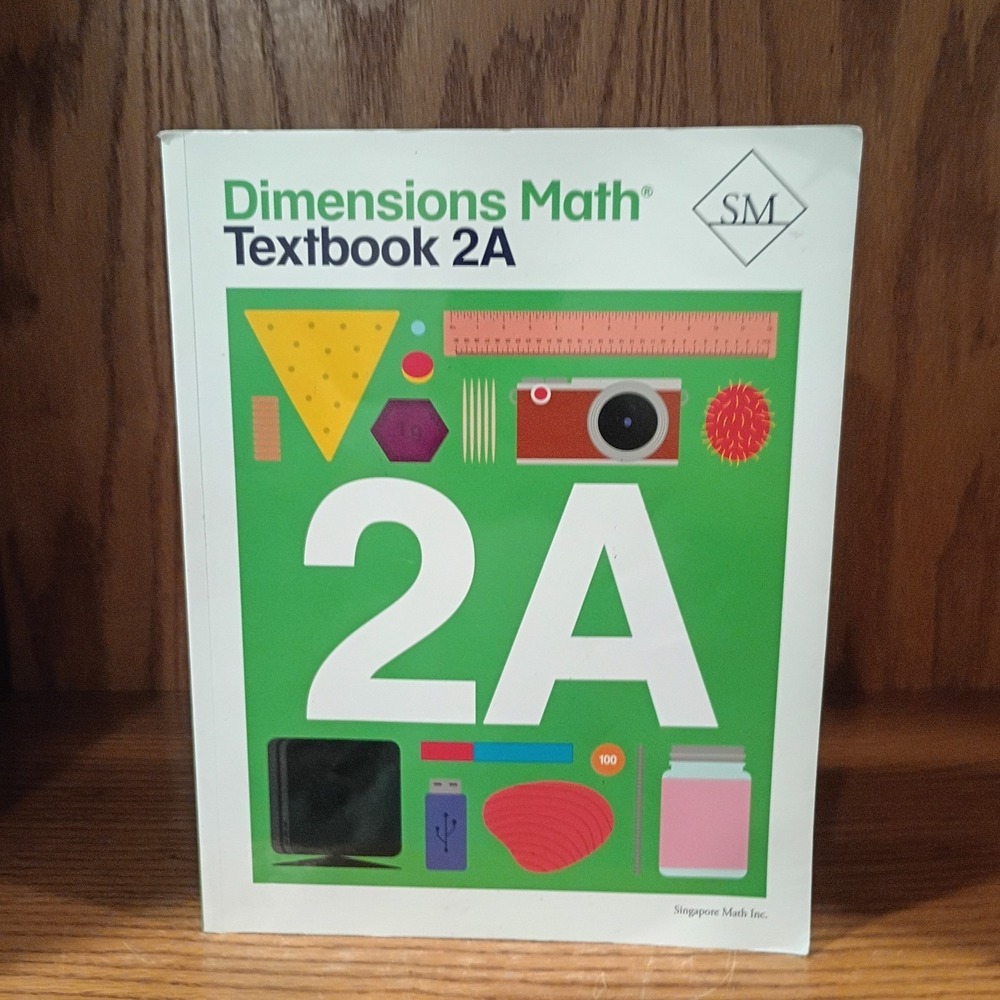 Dimensions Math Student Textbook 2A Trade Paperback Singapore Math